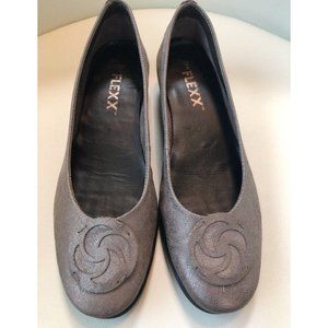 Nordstrom The FLEXX Women's Leather Run Away Shoe Wedge Pump Heel Size US 8 M